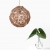 Lampa poliedru cu model Seed of Life din lemn